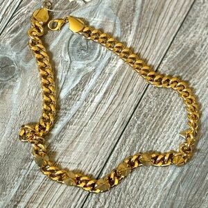 Urban Outfitters Gold plated choker with spike detail